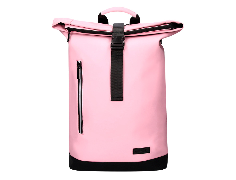 CARTERA ANTARTIK MOCHILA WATER PROOF ENROLLABLE DISEÑO CASUAL COLOR ROSA 480X130X280 MM