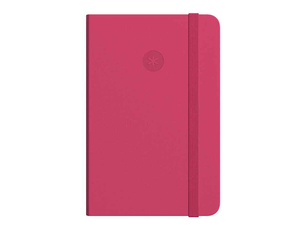 CADERNO COM ELASTICO ANTARTIK CAPA DURA A4 FOLHAS LINHAS BORDEAUX 100 FOLHAS 80 GR FSC