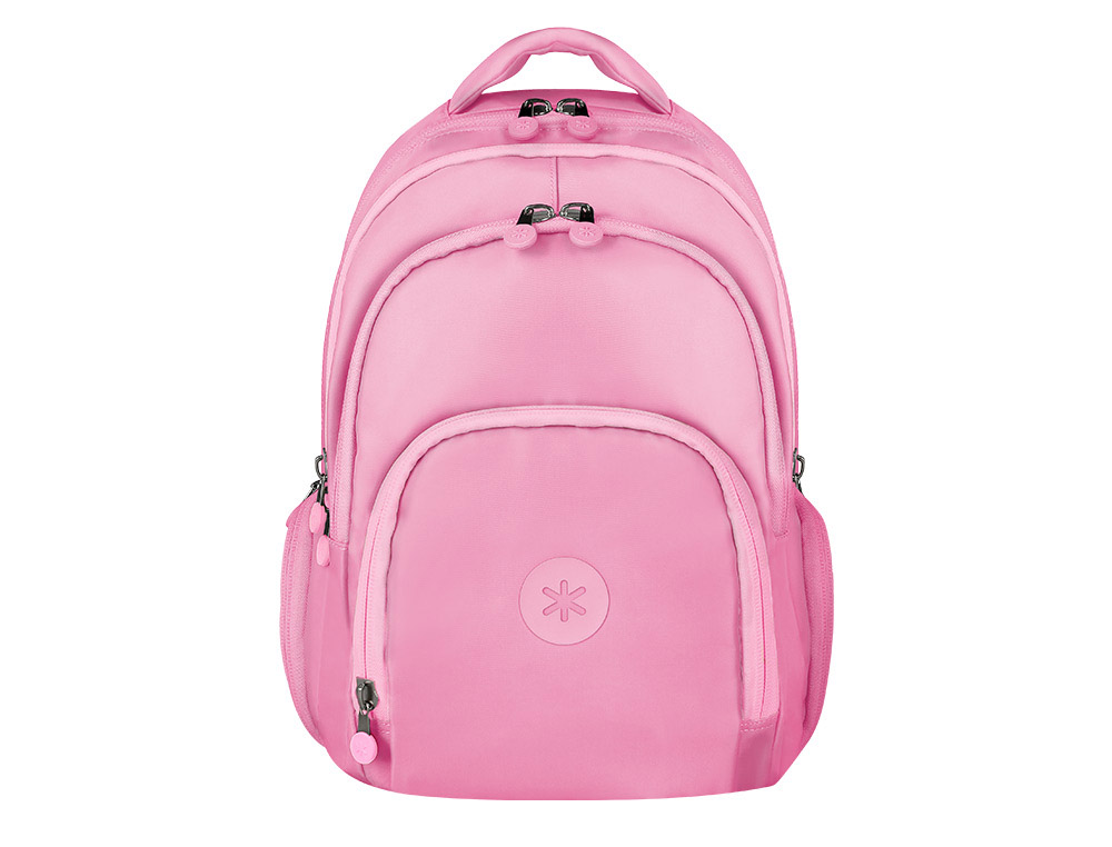 MOCHILA ANTARTIK FUSION FLEX MULTIBOLSILLO ROSA 19 L 450X180X300 MM