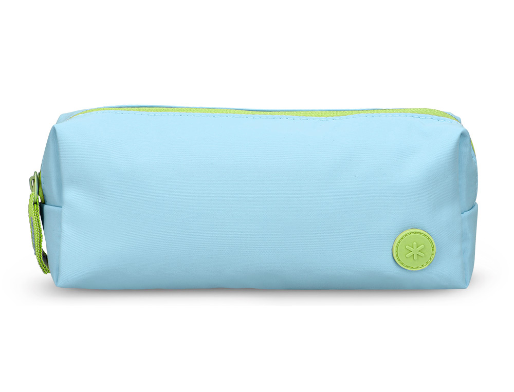 ESTUCHE PORTATODO ANTARTIK BASIC PACK 1 COMPARTIMENTO TURQUESA COMPAÑERO MOCHILA 80X55X210 MM